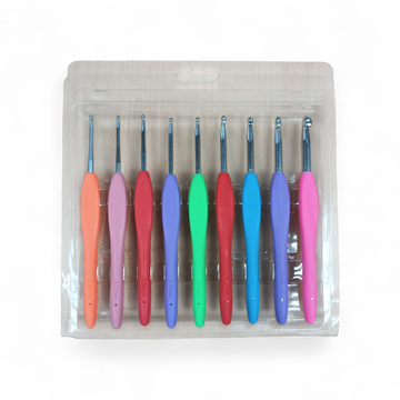 CROCHET MANGO SILICONA COLOR SET9 MD